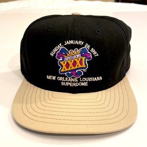 Vintage NFL Films Super Bowl XXXI Hat | Jan 26, 1997 | New Orleans, Superdome